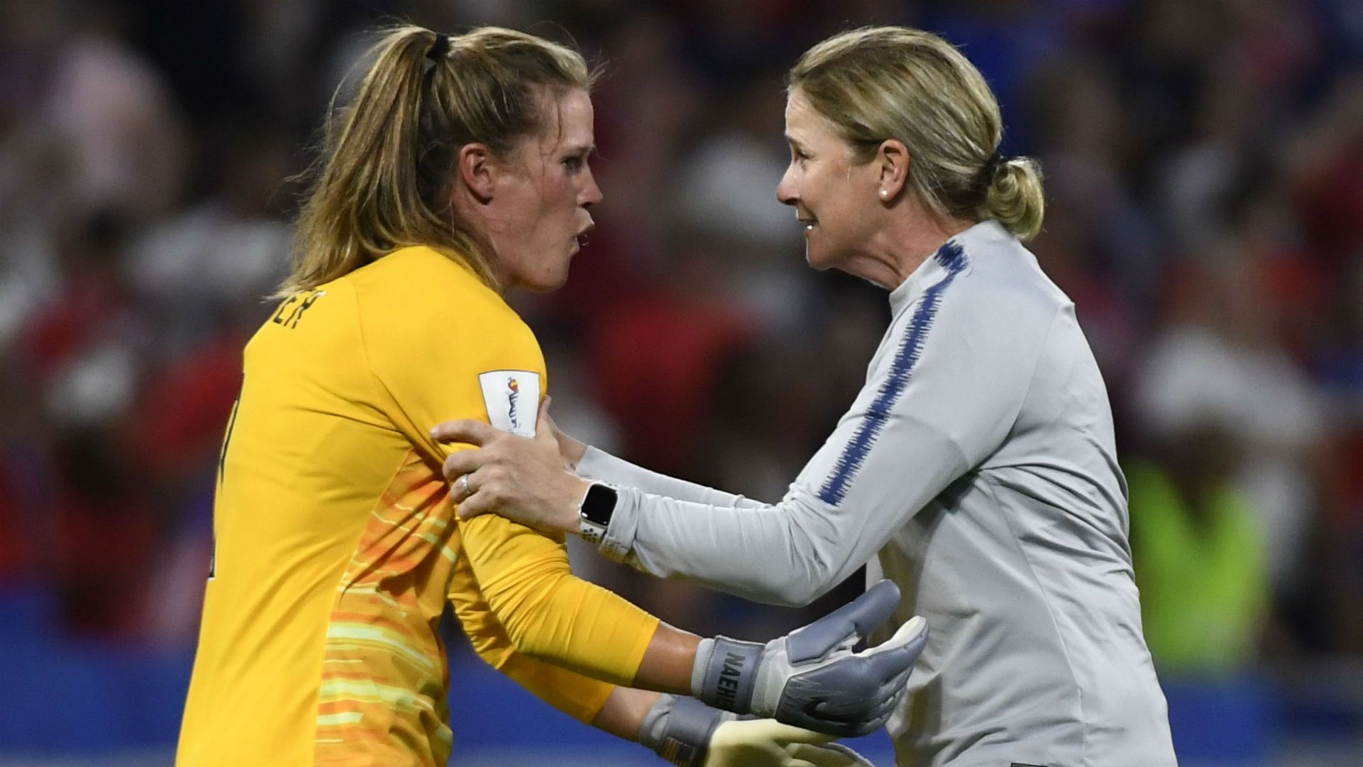 Jill Ellis  Alyssa Naeher USMNT USA Women's World Cup 2019