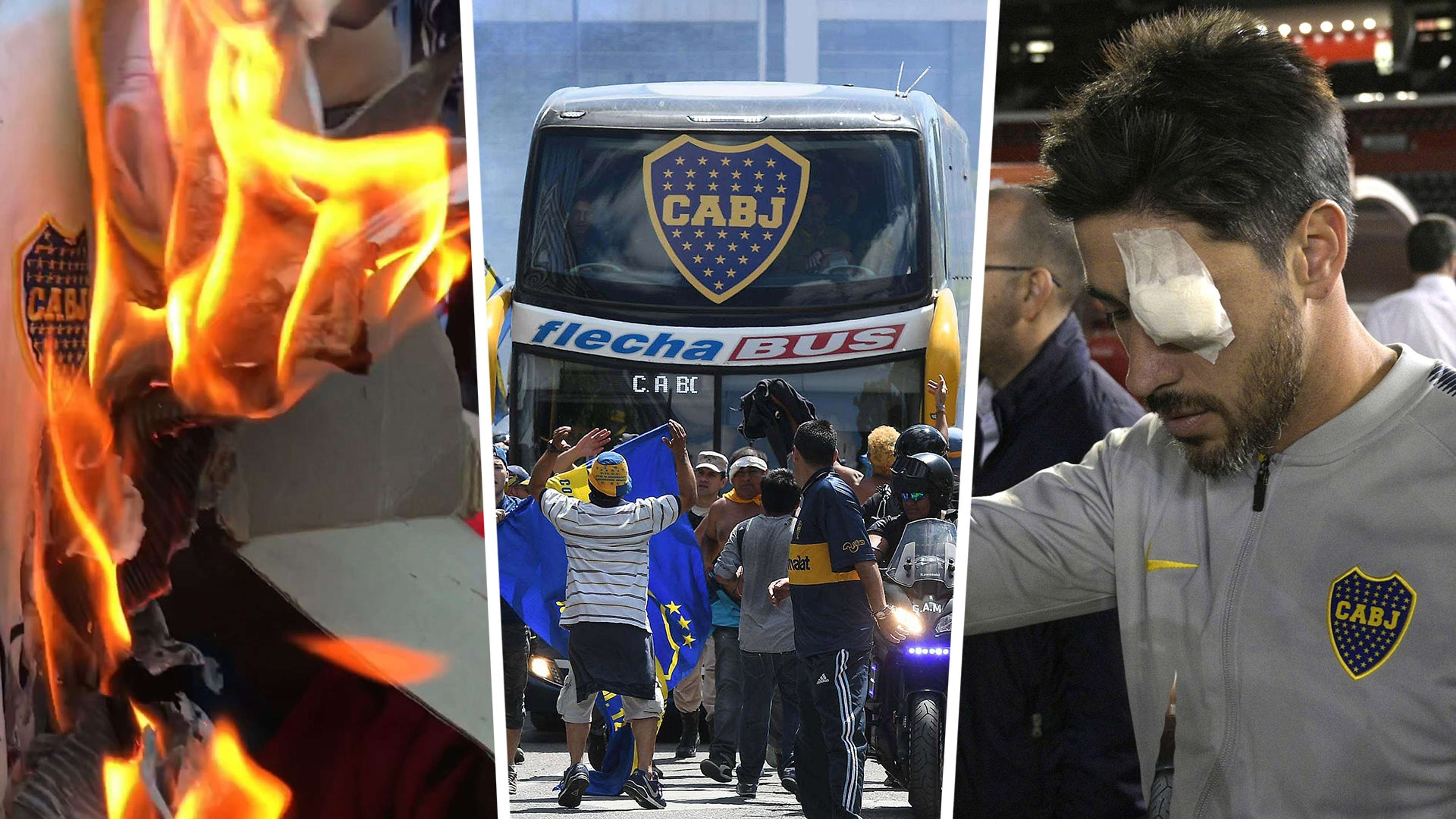 Boca Juniors River Plate Bus Attack