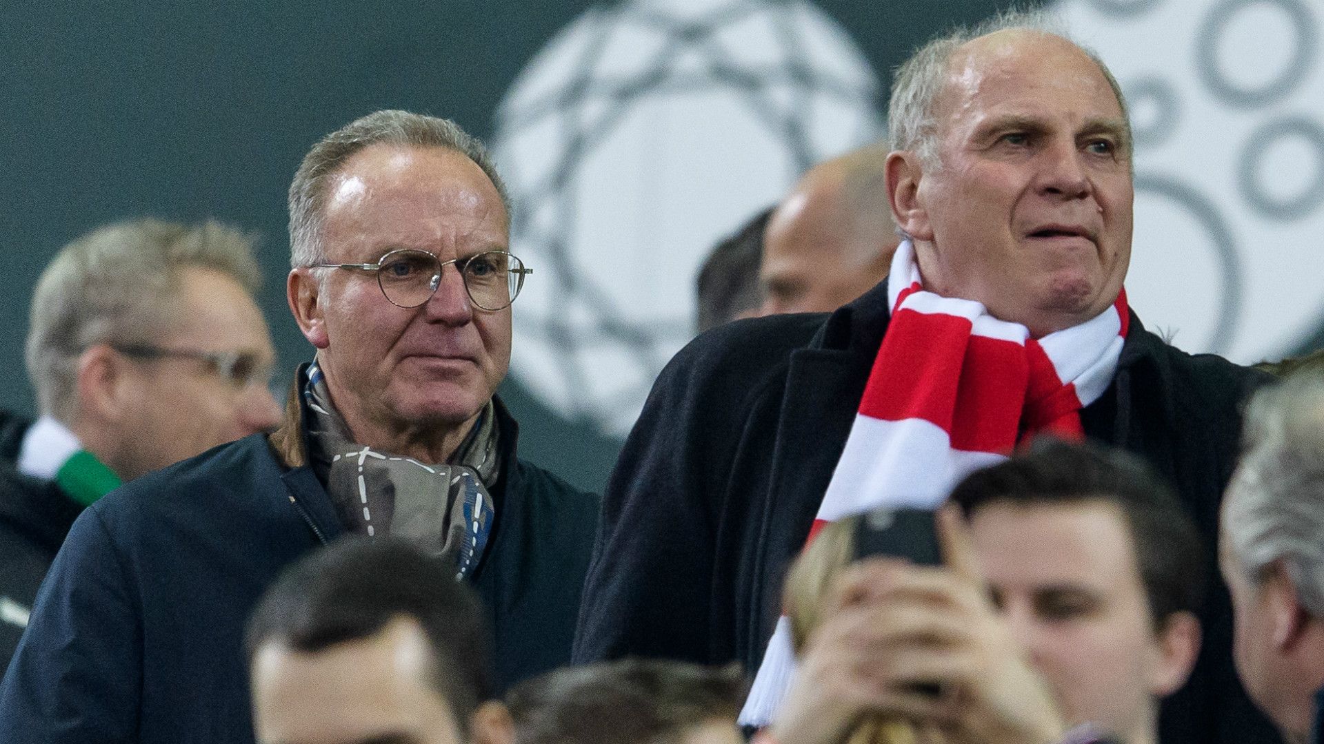 Karl-Heinz Rummenigge Uli Hoeness Bayern Munchen