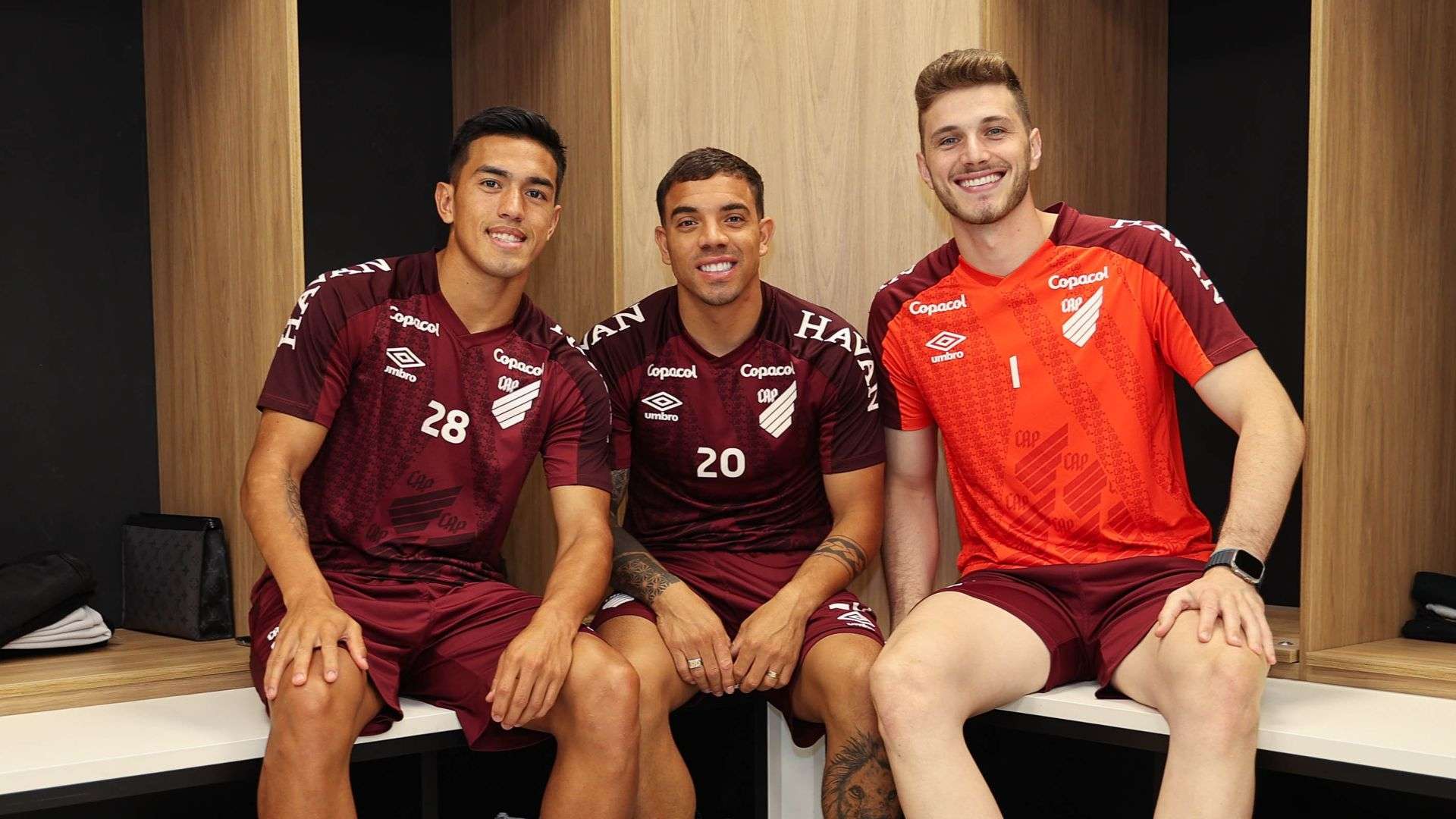 Athletico reapresentação 2023 Cuello, Terans, Bento