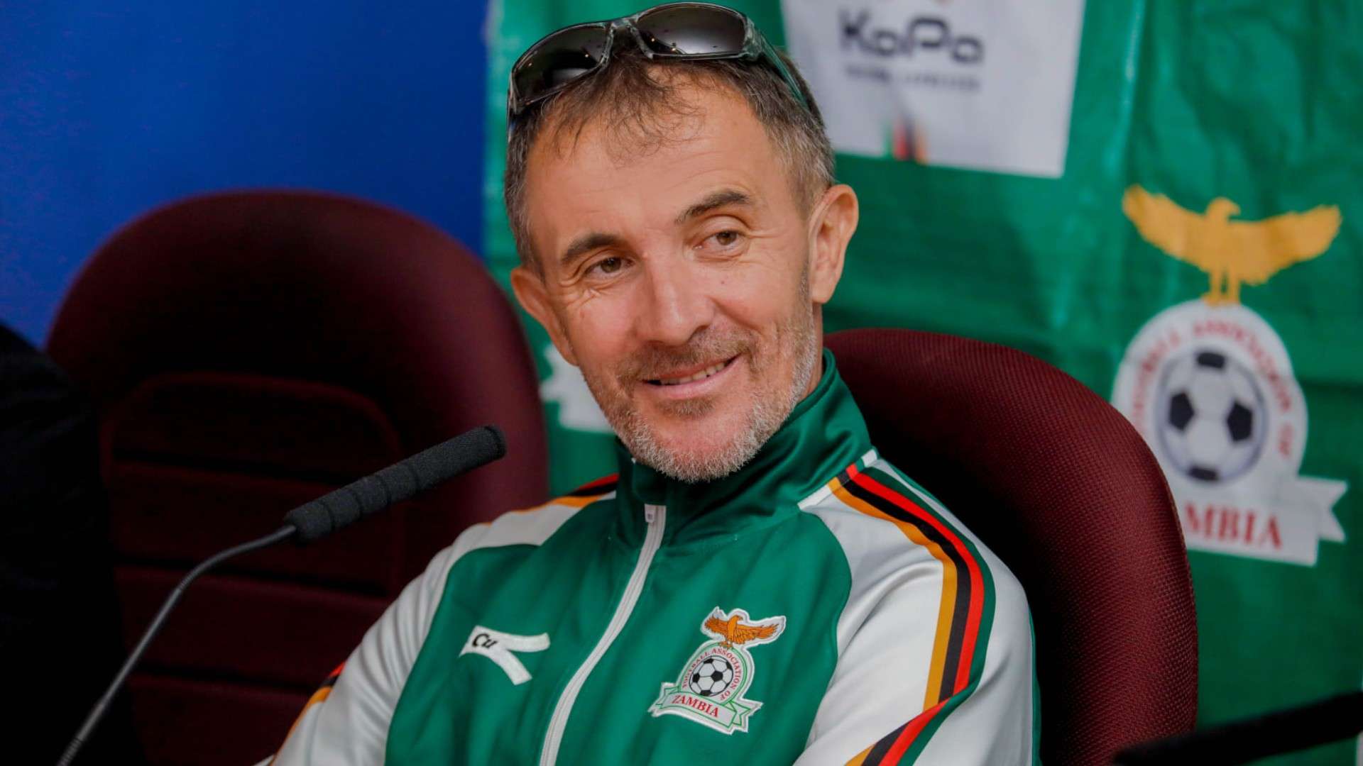 Zambia coach Milutin ‘Micho’ Sredojevic.
