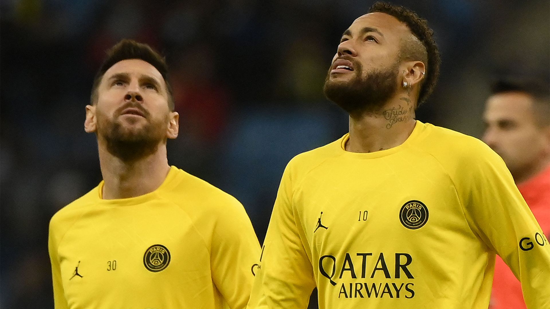 Messi Neymar Saudi pre-match