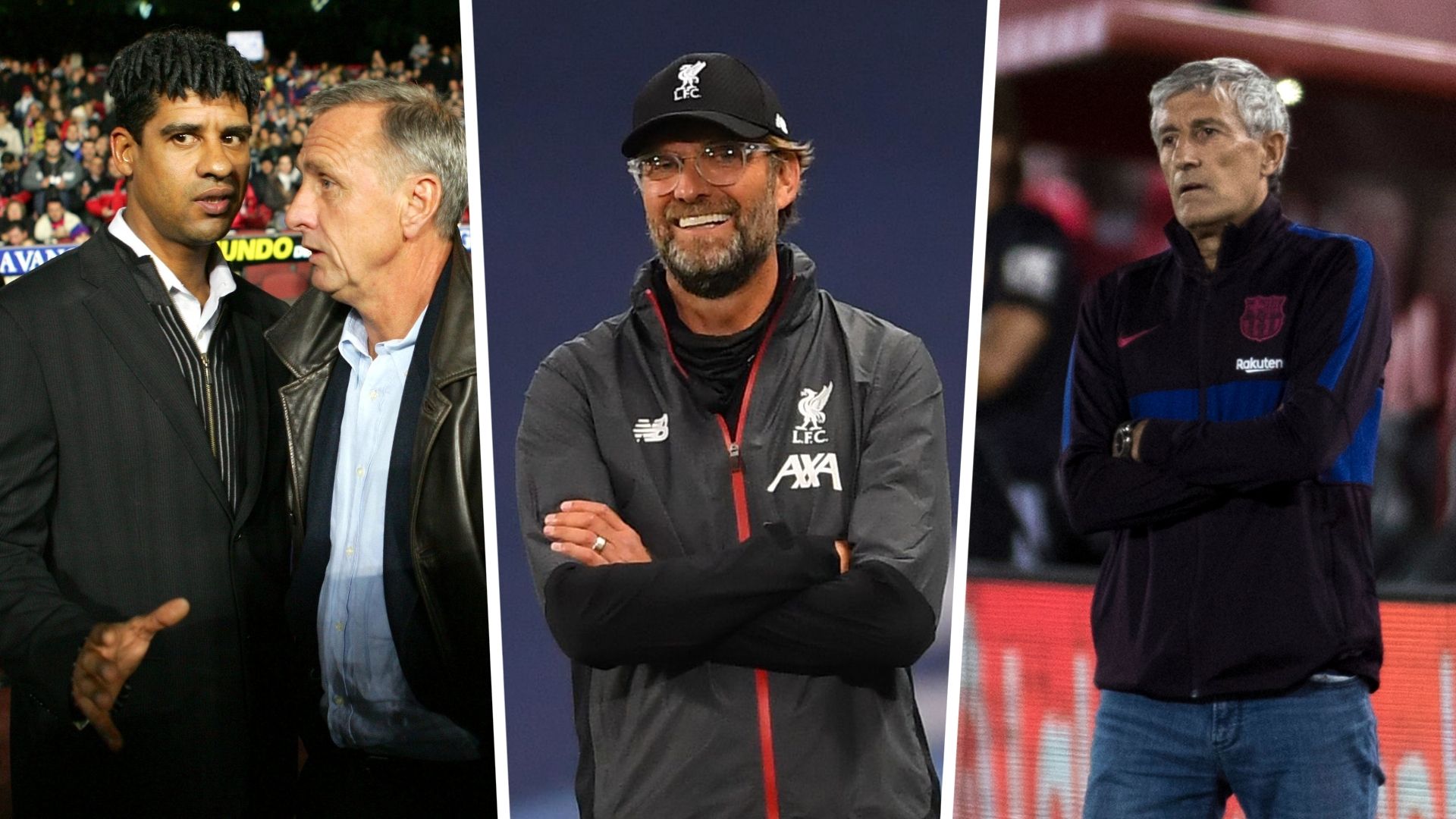 Quique Setién Frank Rijkaard  Jurgen Klopp