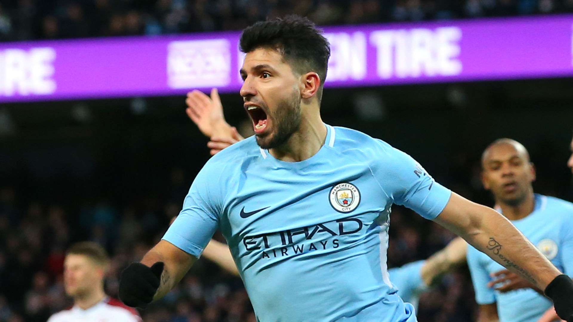 Sergio Aguero Manchester City FA Cup