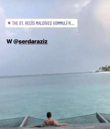 Serdar Aziz's wife's Instagram picture