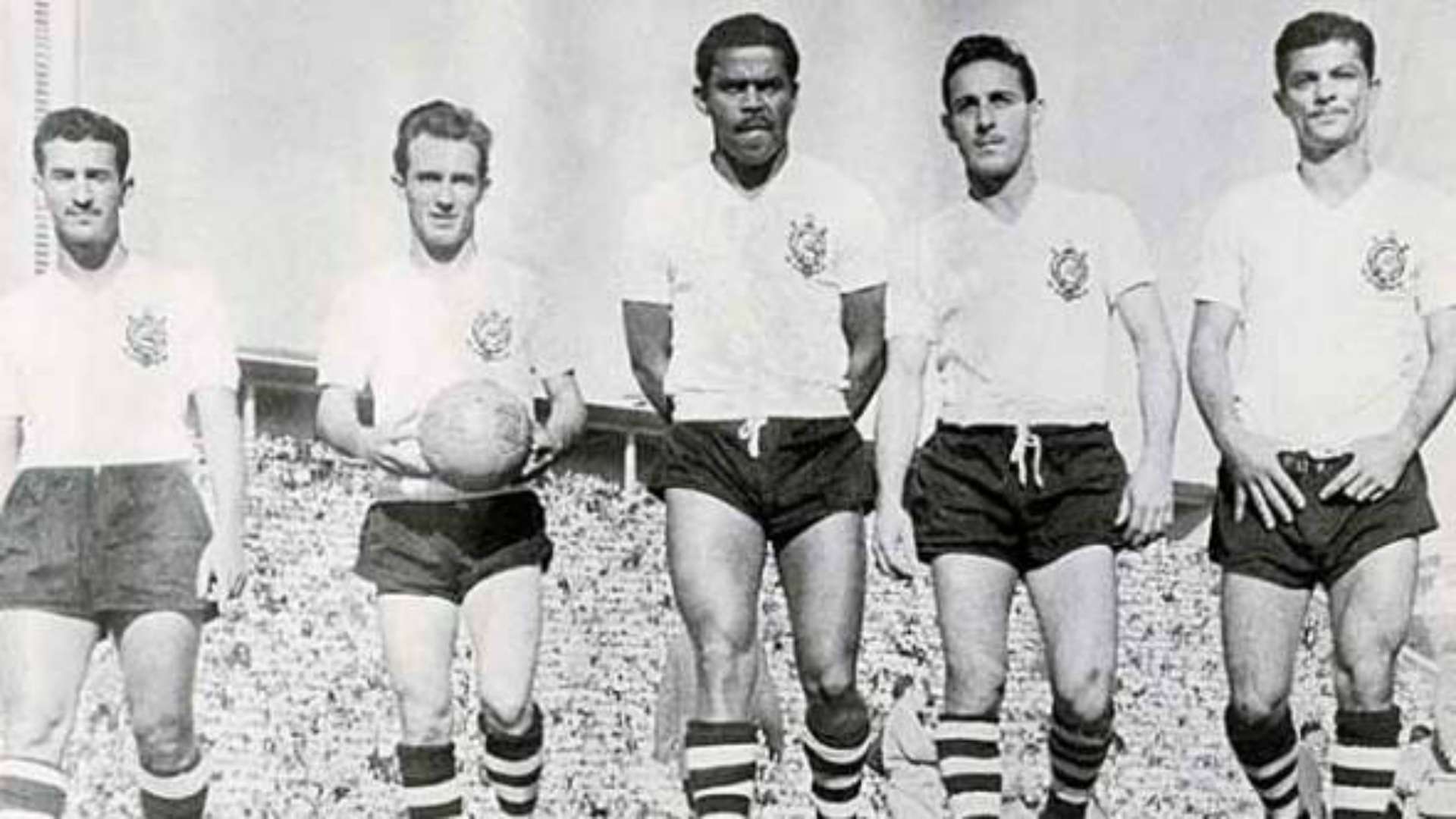 Cláudio, Luizinho, Baltazar, Carbone e Mário - Corinthians