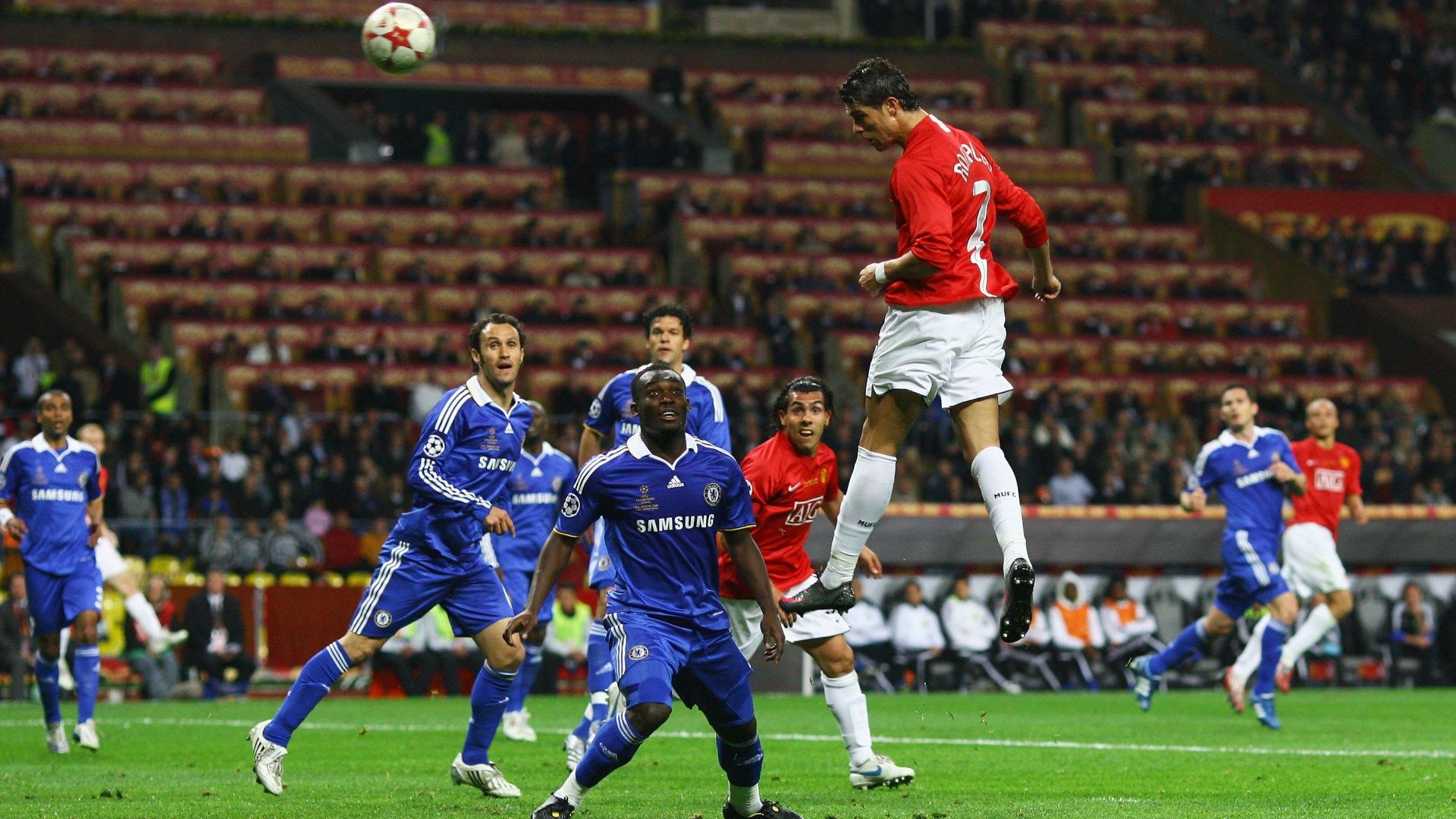 Cristiano Ronaldo Manchester United Chelsea 2008 Champions League final