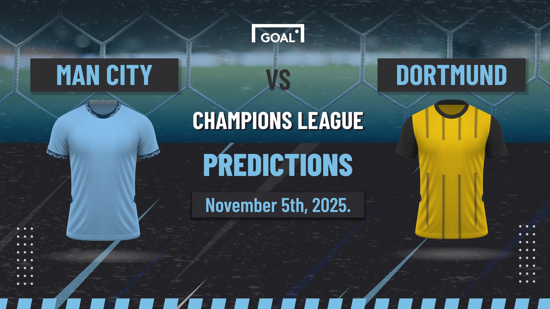 Man City vs Borussia Dortmund Predictions