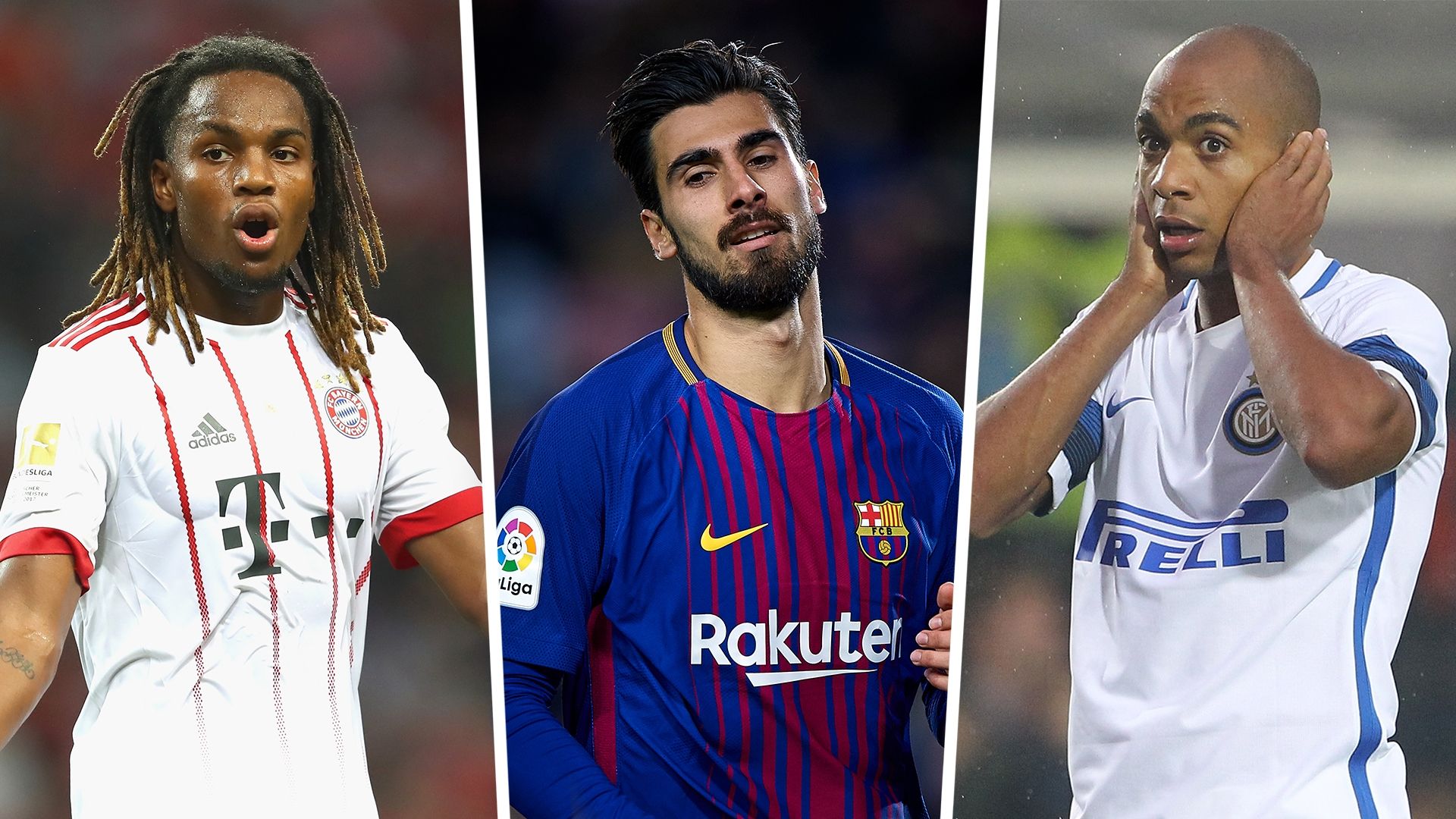 Renato Sanches, Andre Gomes, Joao Mario