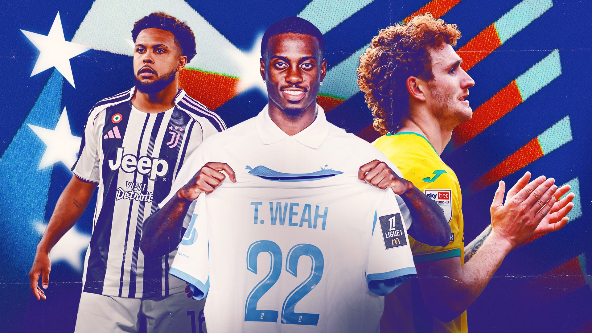 Tim Weah, Josh Sargent, Weston McKennie