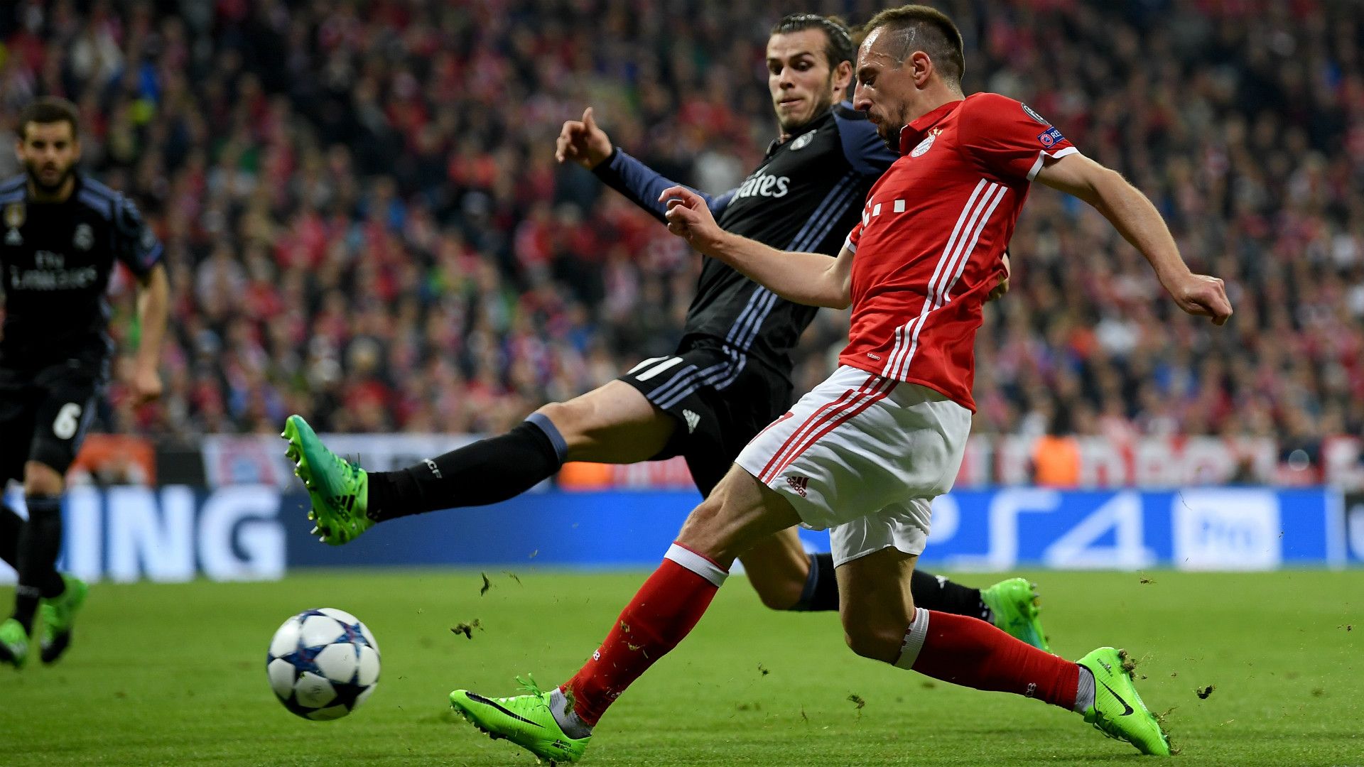 GARETH BALE REAL MADRID FRANCK RIBERY BAYERN MÜNCHEN UEFA CHAMPIONS LEAGUE 12042017