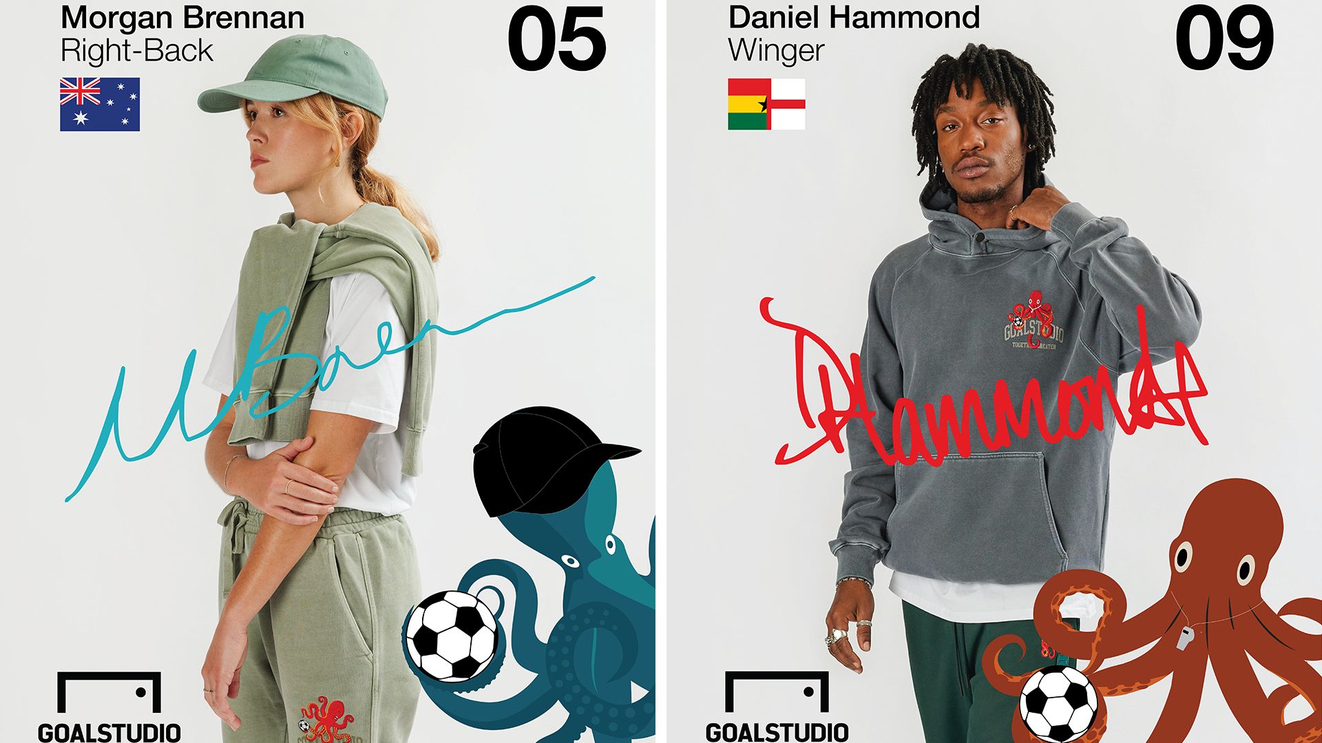 Percival x GOALSTUDIO capsule collection