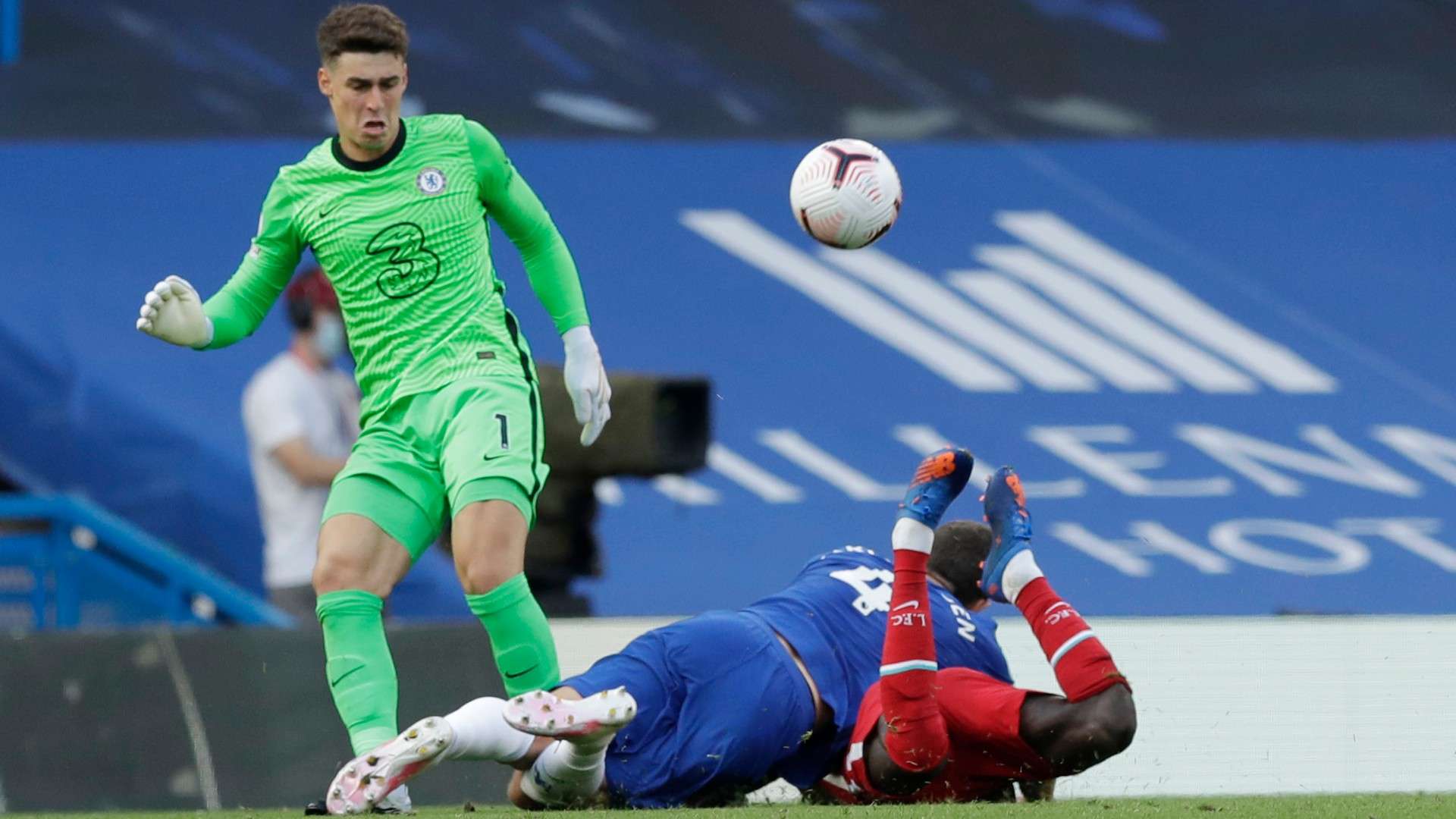 Christensen red card Chelsea Liverpool 2020