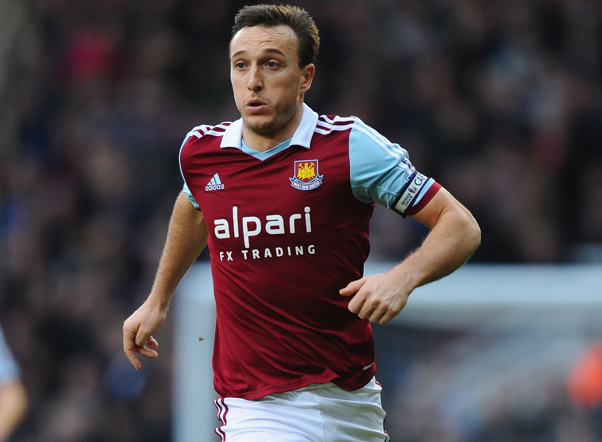 West Ham United midfielder Mark Noble