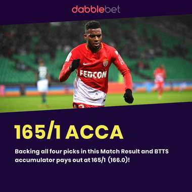 Result BTTS acca 08-02 graphic