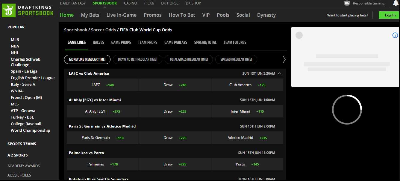 draftkings club world cu