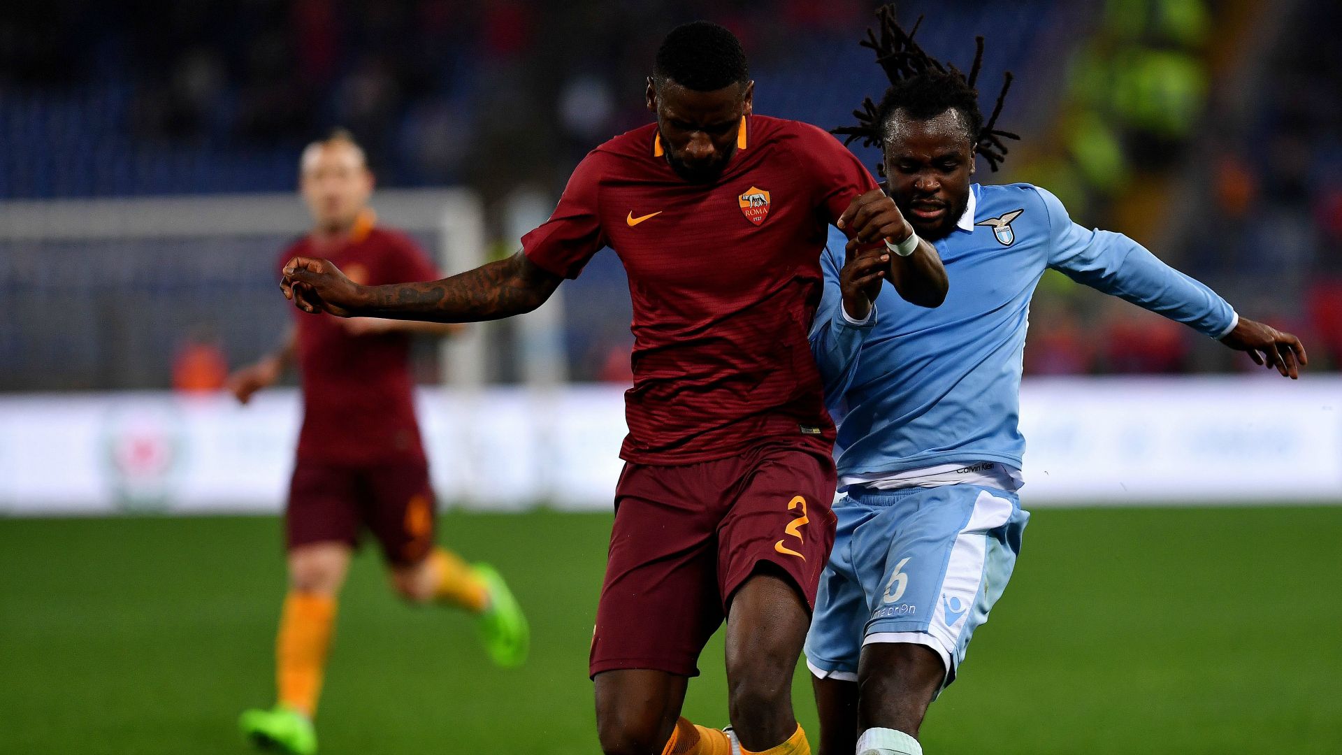 Antonio Rudiger Jordan Lukaku Lazio Roma Coppa Italia 03012017