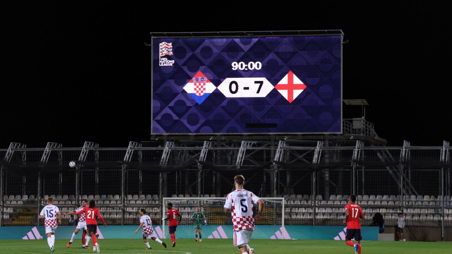 Croatia v England - UEFA Nations League 2026/27