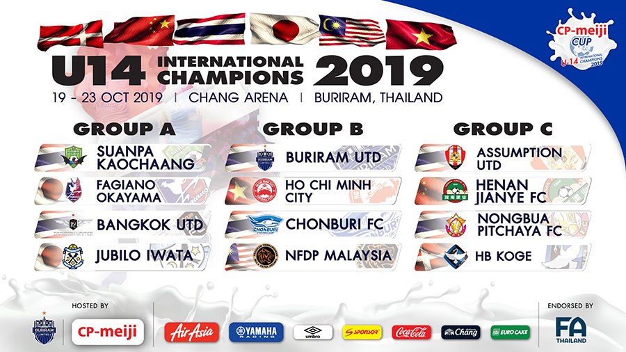 CP-Meiji CUP U-14 International Champions 2019