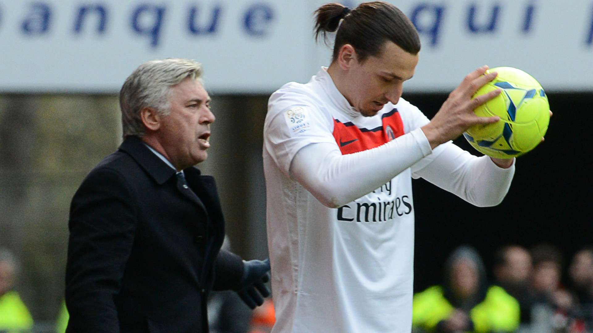 Carlo Ancelotti Zlatan Ibrahimovic Paris Saint-Germain 06042013