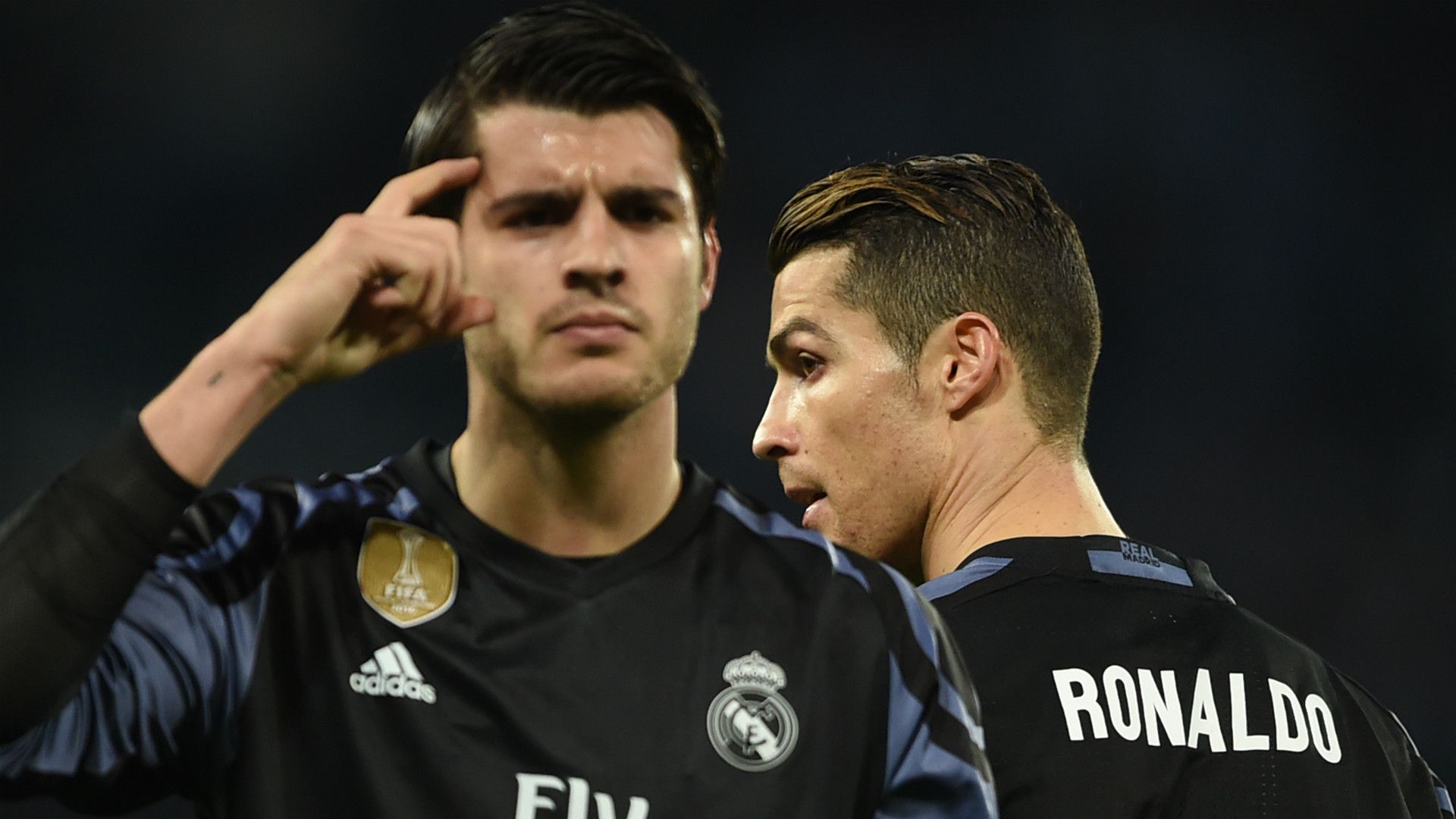 Alvaro Morata Cristiano Ronaldo Real Madrid