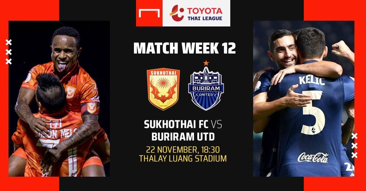TOYOTA THAI LEAGUE PREVIEW : สุโขทัย เอฟซี - บุรีรัมย์ ยูไนเต็ด