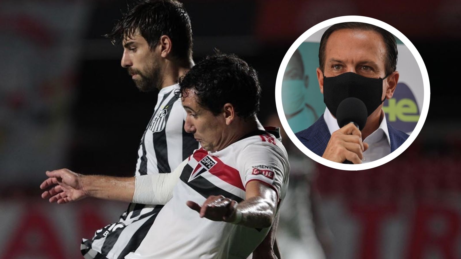 GFX São Paulo Santos João Dória Paulistão 2021