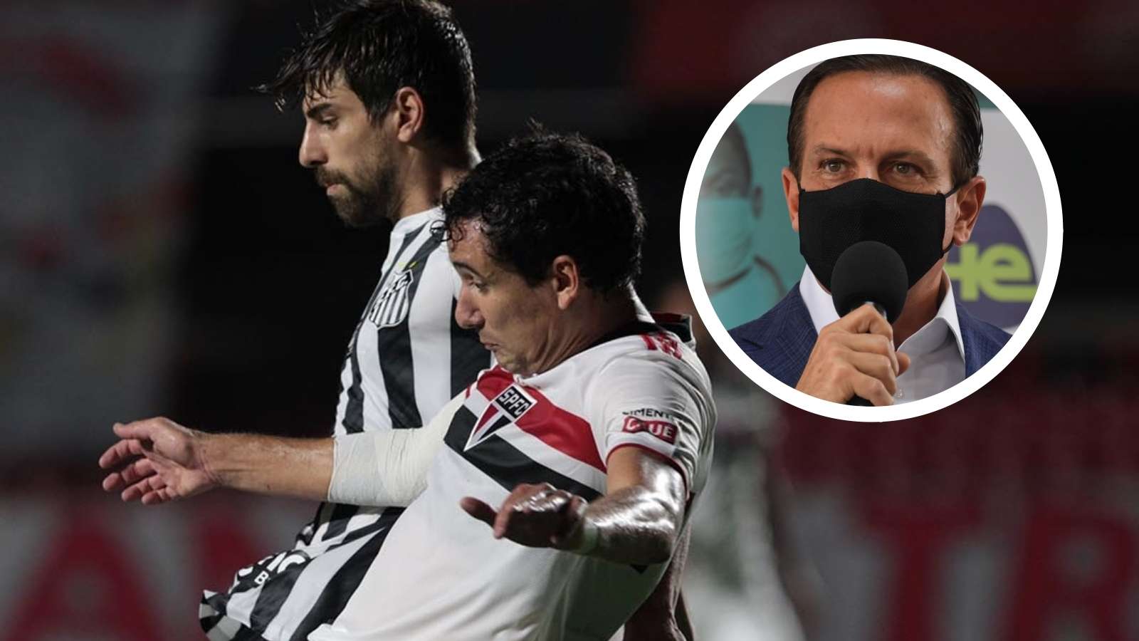 GFX São Paulo Santos João Dória Paulistão 2021