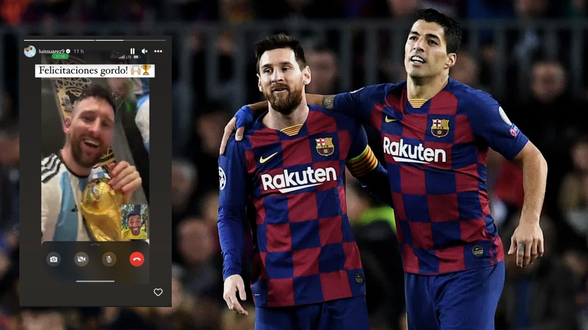 Luis Suarez Lionel Messi