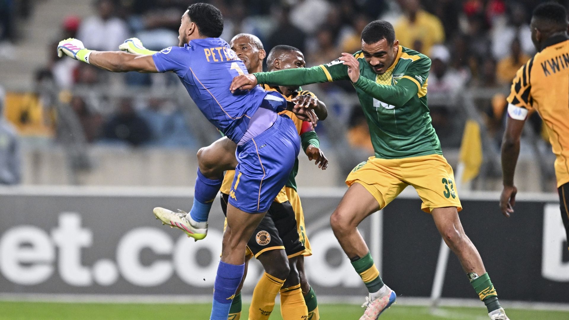 Brandon Petersen and Keenan Philips Kaizer Chiefs vs Golden Arrows