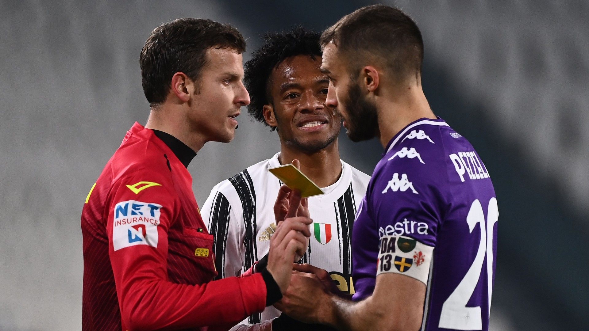 La Penna Pezzella Cuadrado - Juventus Fiorentina - Serie A 2020/21