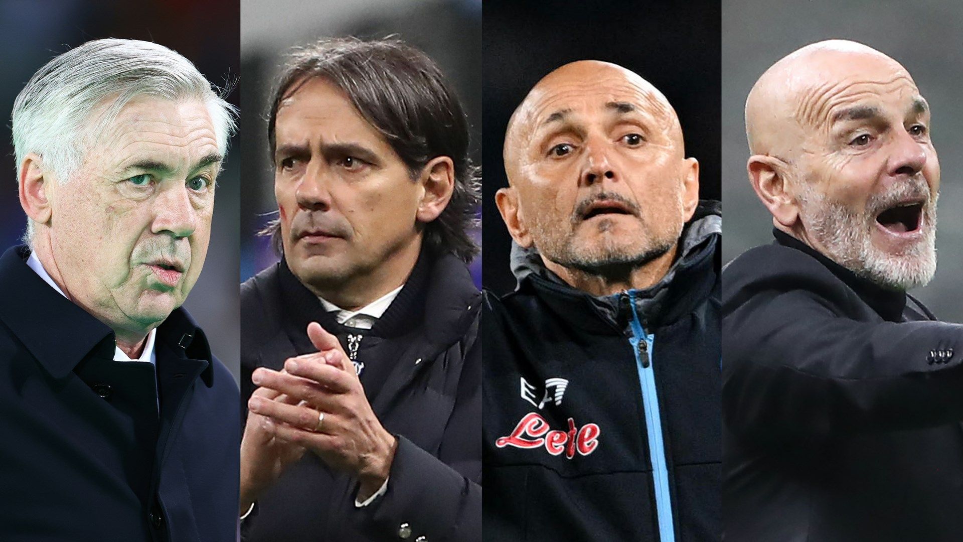 Ancelotti Inzaghi Spalletti Pioli