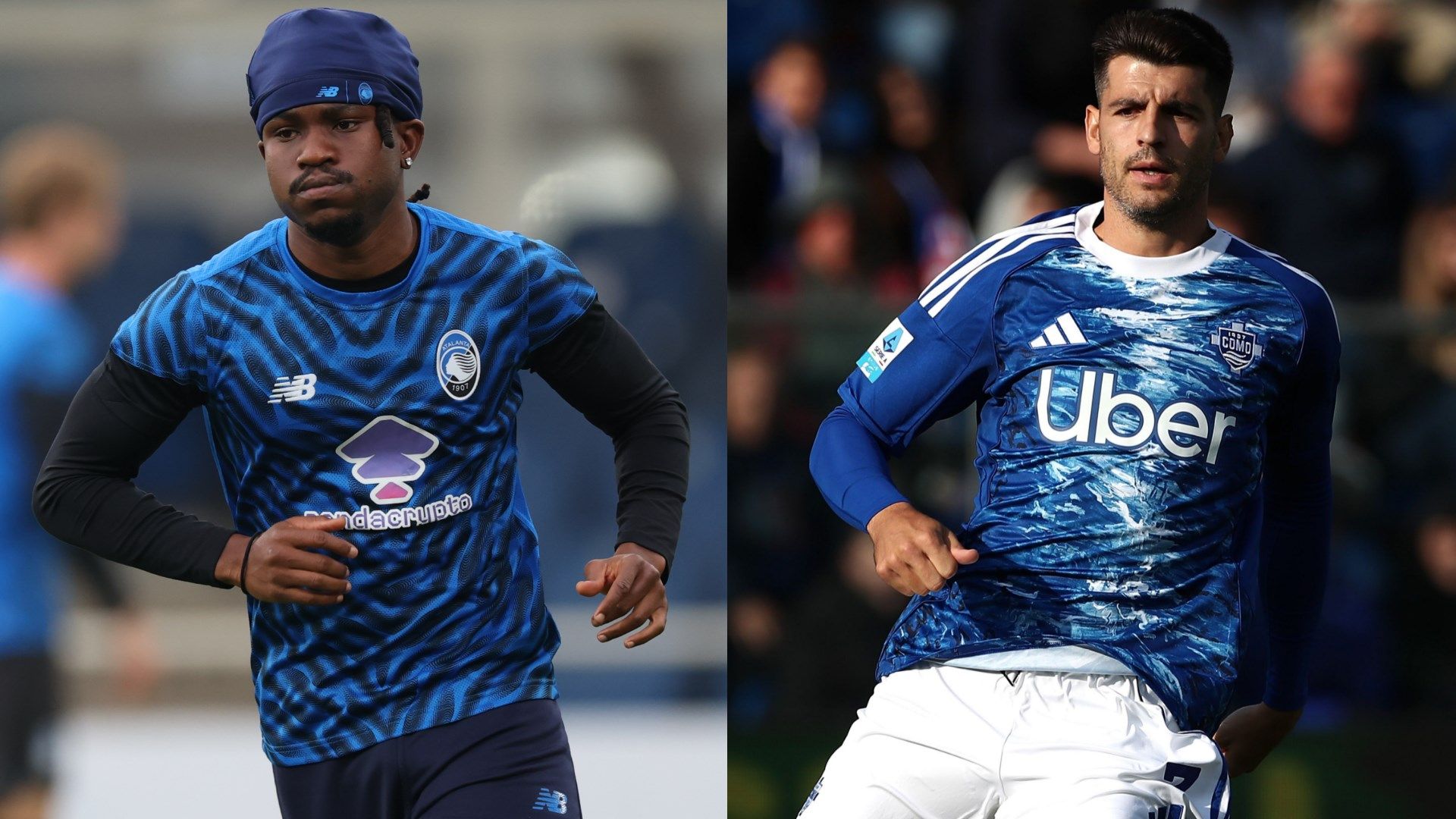 Ademola Lookman Alvaro Morata Atalanta Como