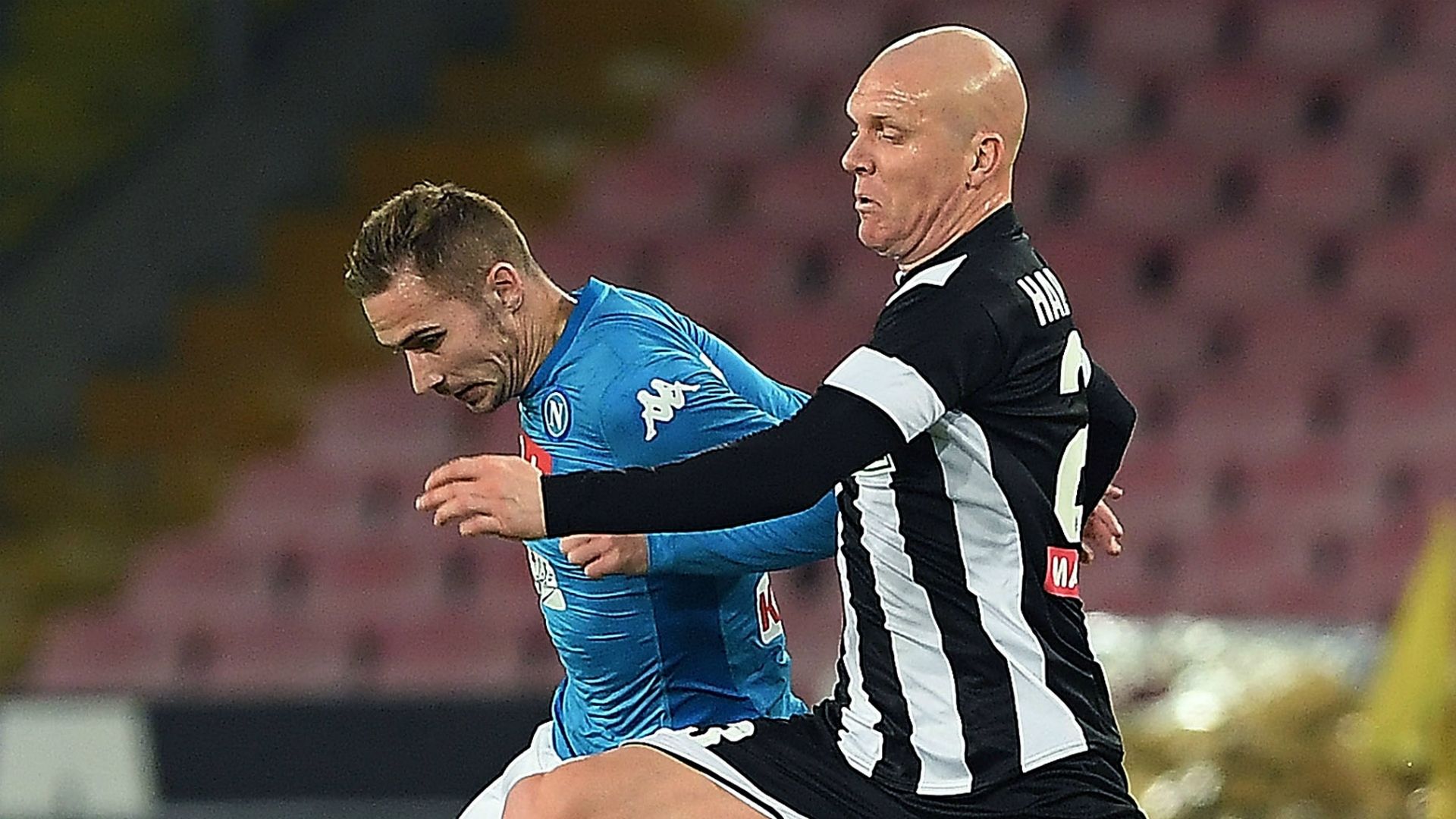 Rog Hallfredsson Napoli Udinese Italian Cup