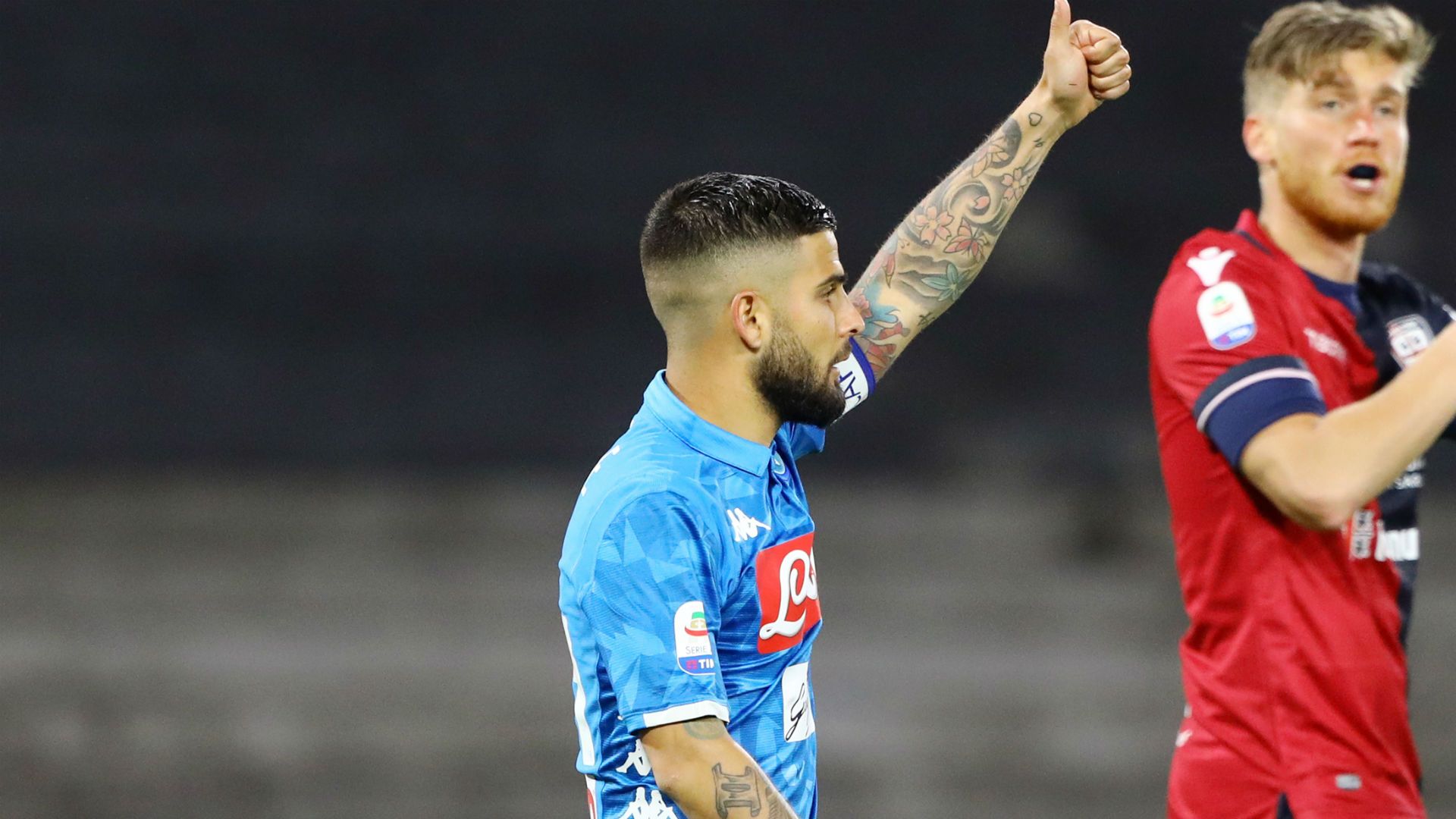 Napoli Cagliari Insigne Serie A