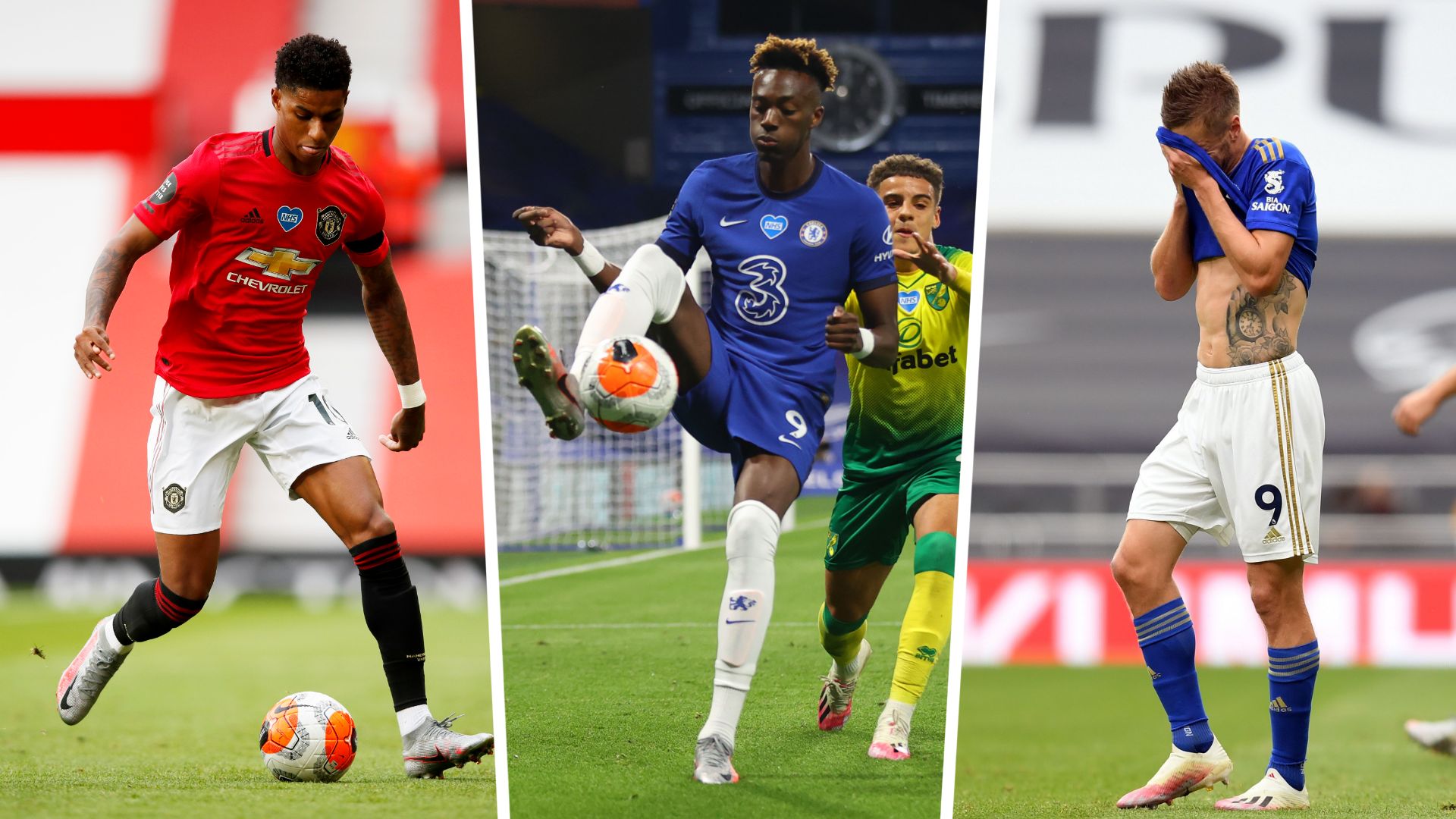 Leicester, Chelsea, Manchester united