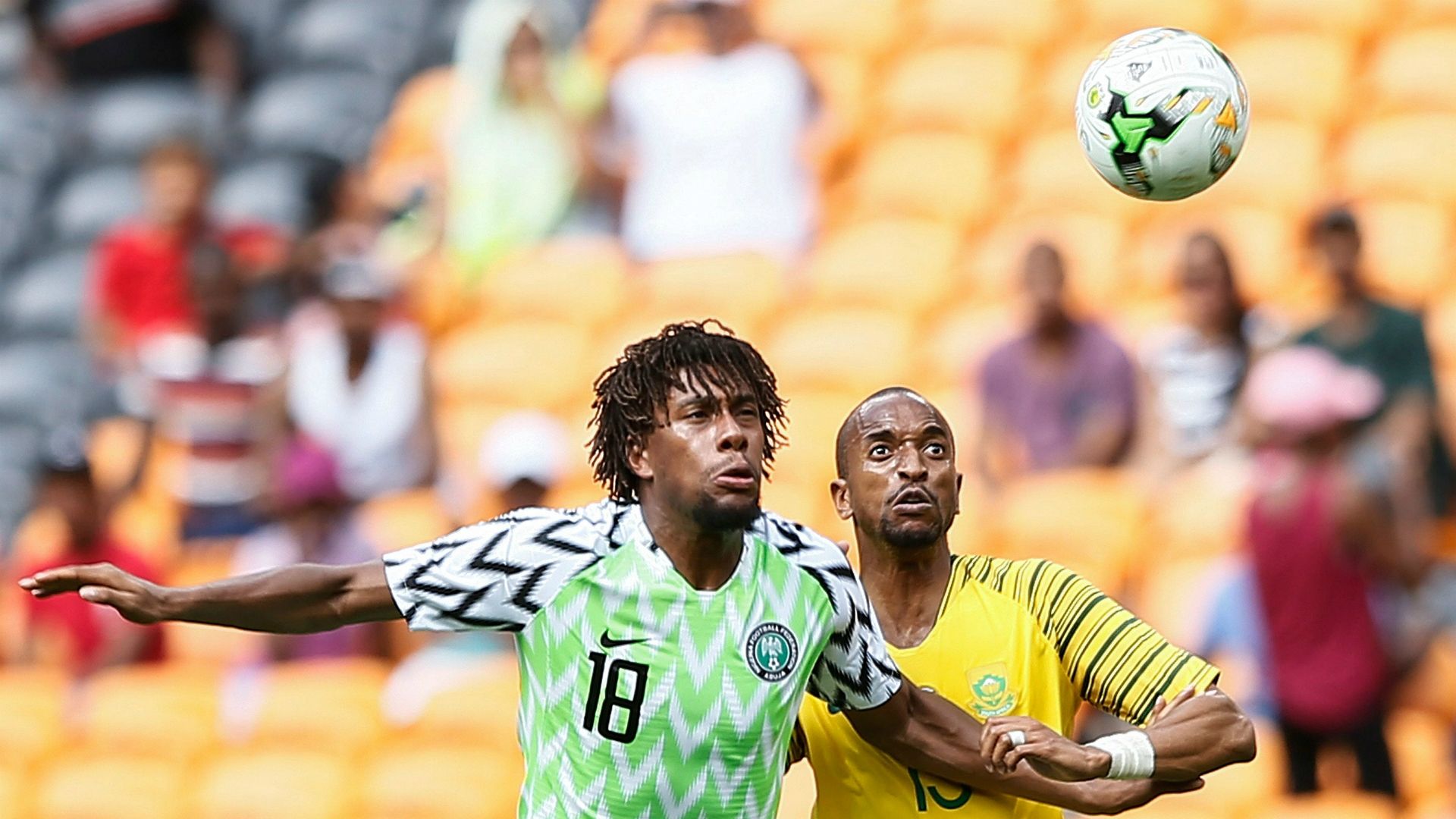 Alex Iwobi, Tiyani Mabunda - South Africa vs. Nigeria