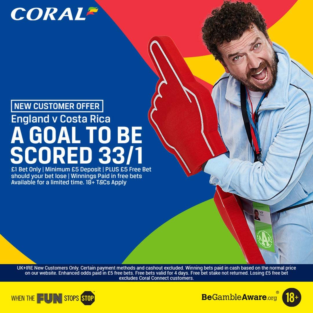 Coral offer England v Costa Rica
