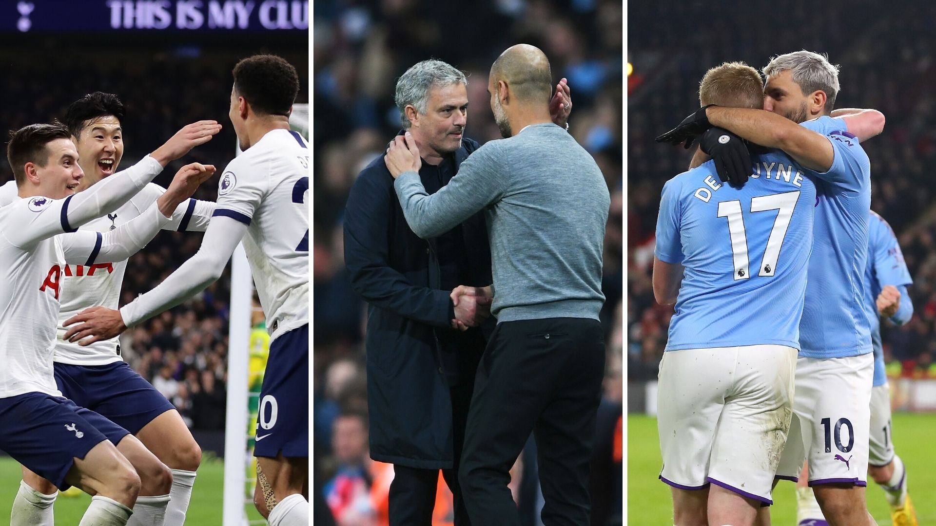 Tottenham, Mourinho y Guardiola, Manchester City