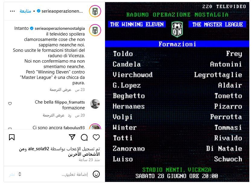 The Winning Eleven-The Master League