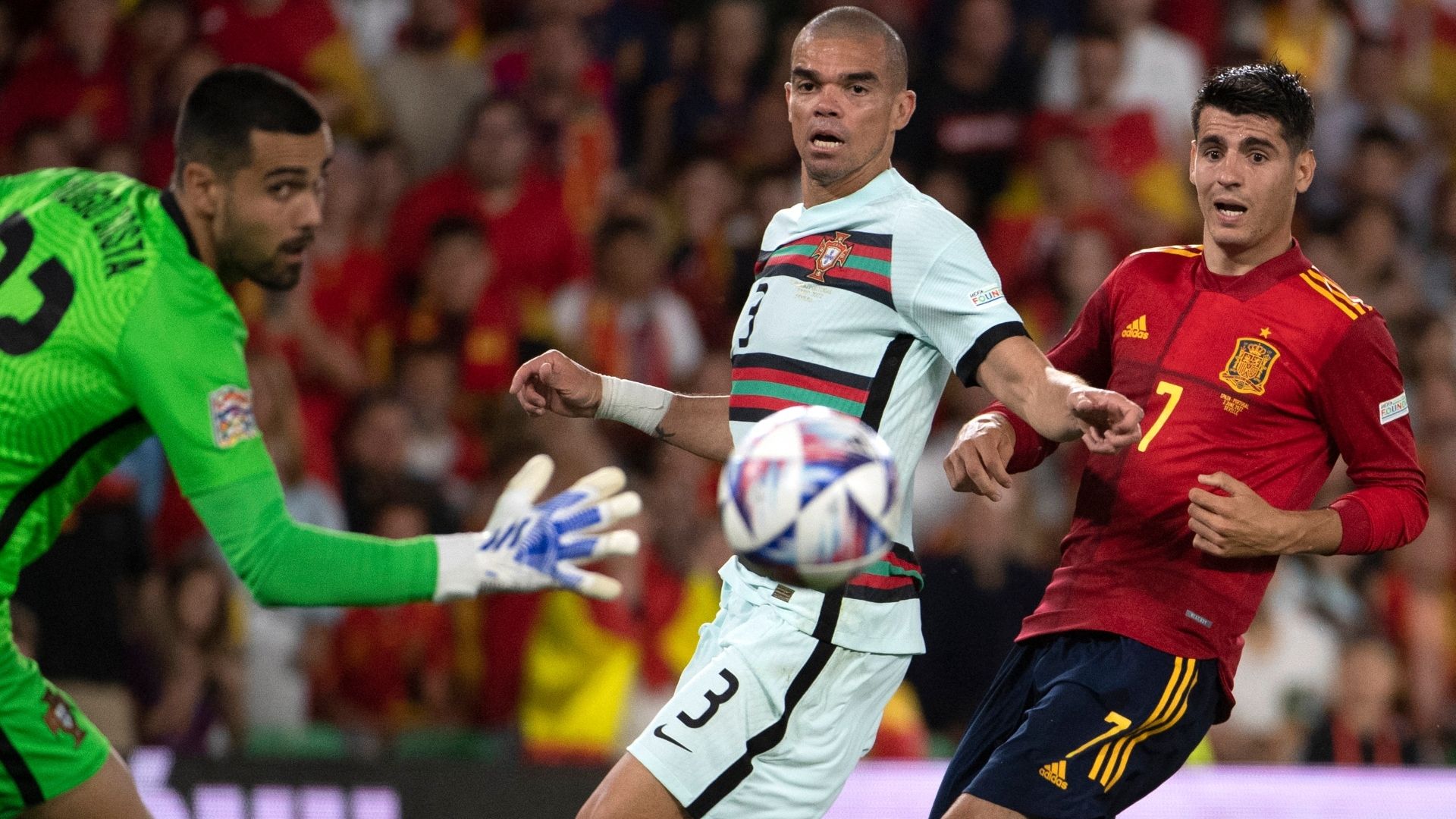 España Portugal, Morata, Pepe