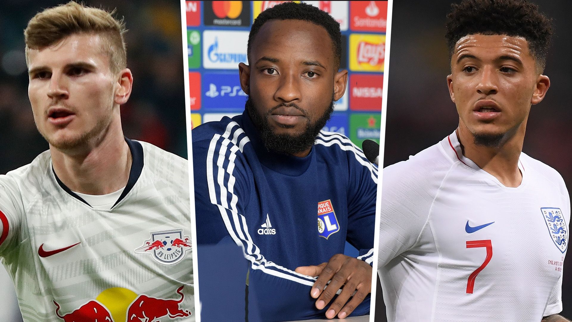 Timo Werner Moussa Dembele Jadon Sancho 2019-20