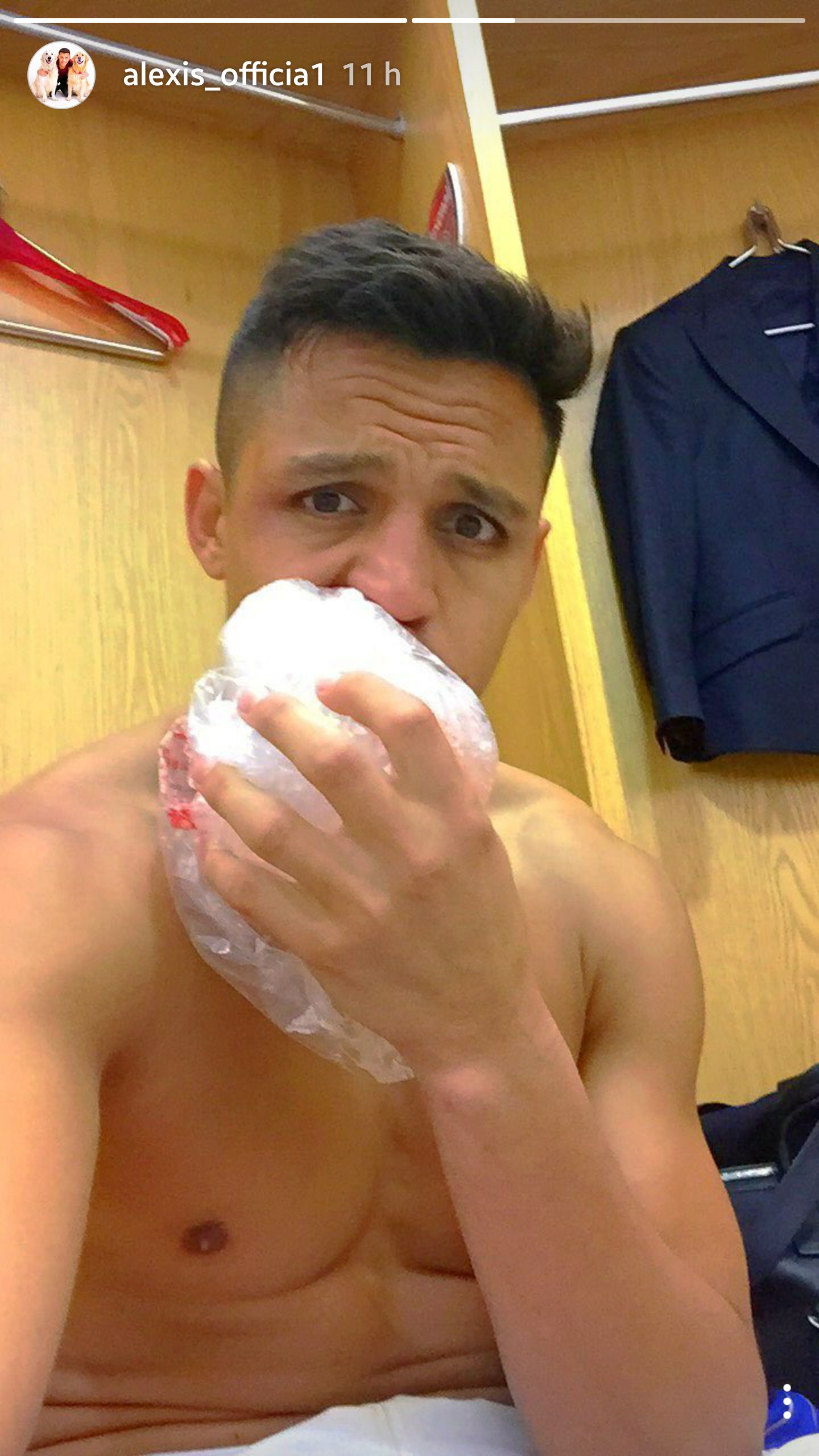 Alexis Sanchez Instagram aber Leicester