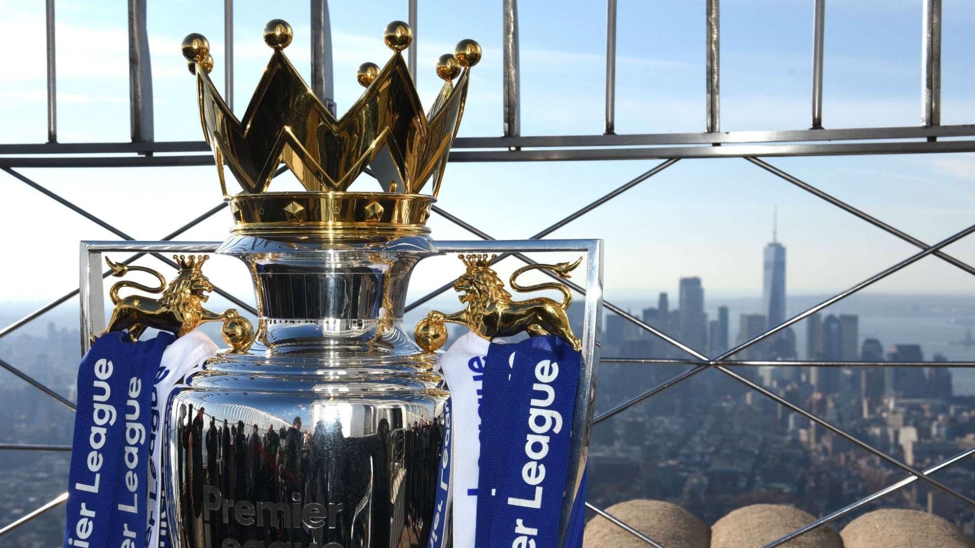 Premier League trophy New York