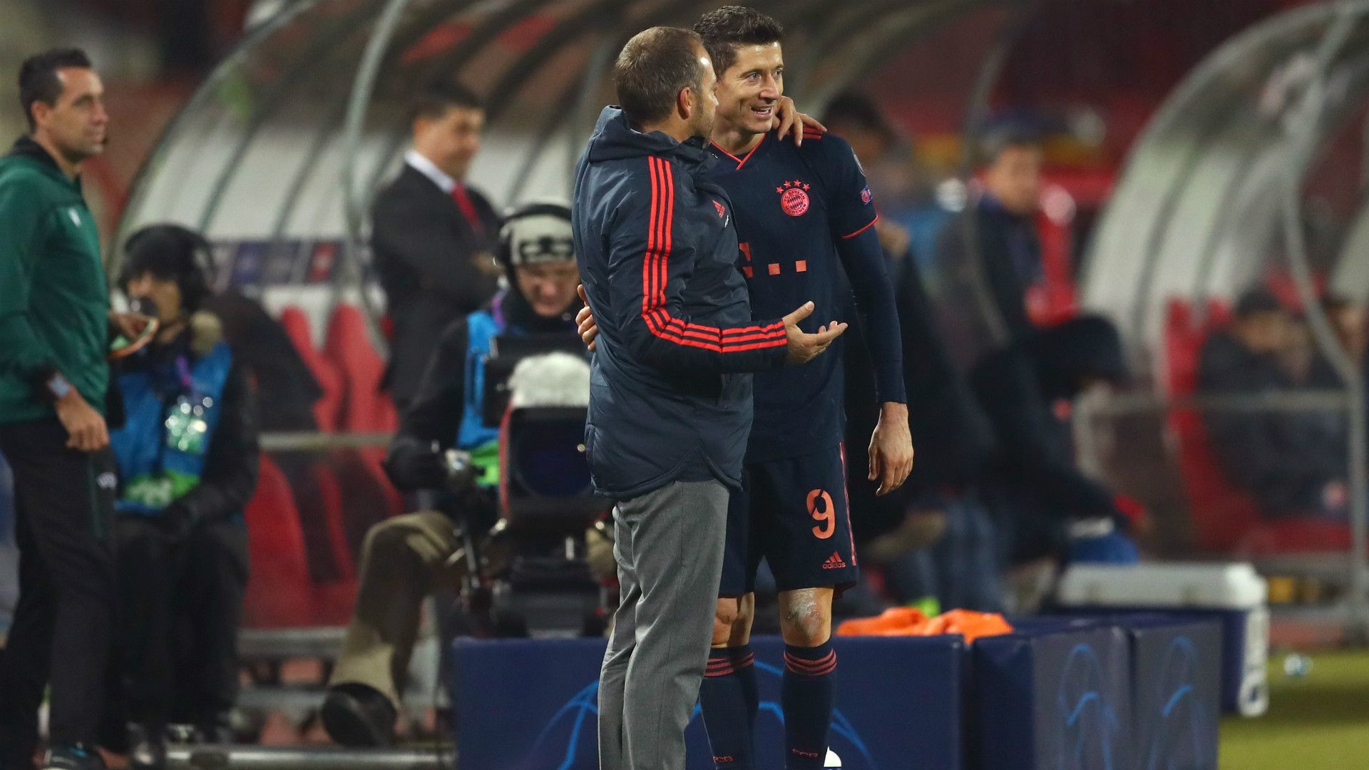 Hansi Flick Robert Lewandowski Bayern Munchen 2019