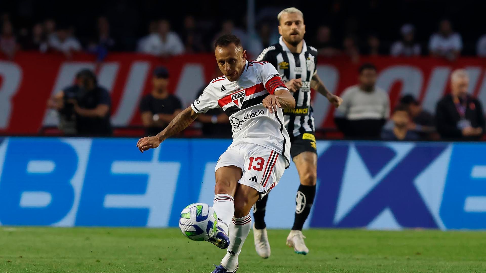 Rafinha, Lucas Lima, São Paulo x Santos