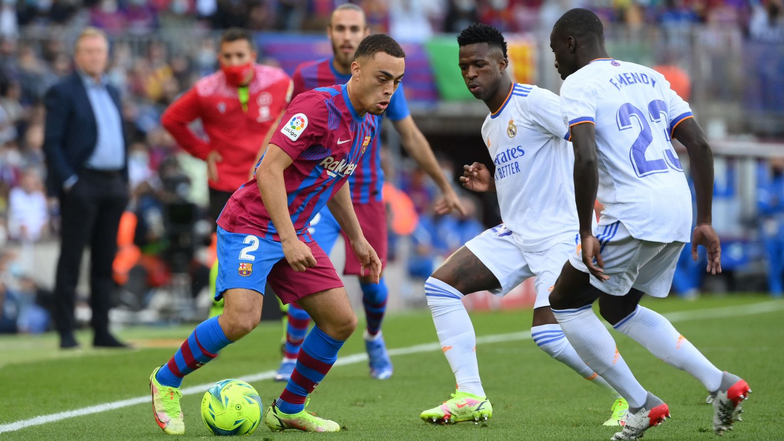 Barcelona Real Madrid LaLiga Dest Vinicius Mendy