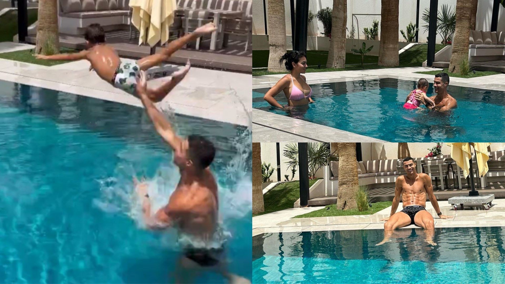 Cristiano Ronaldo family time