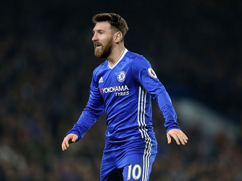 Montage GFX Messi Chelsea