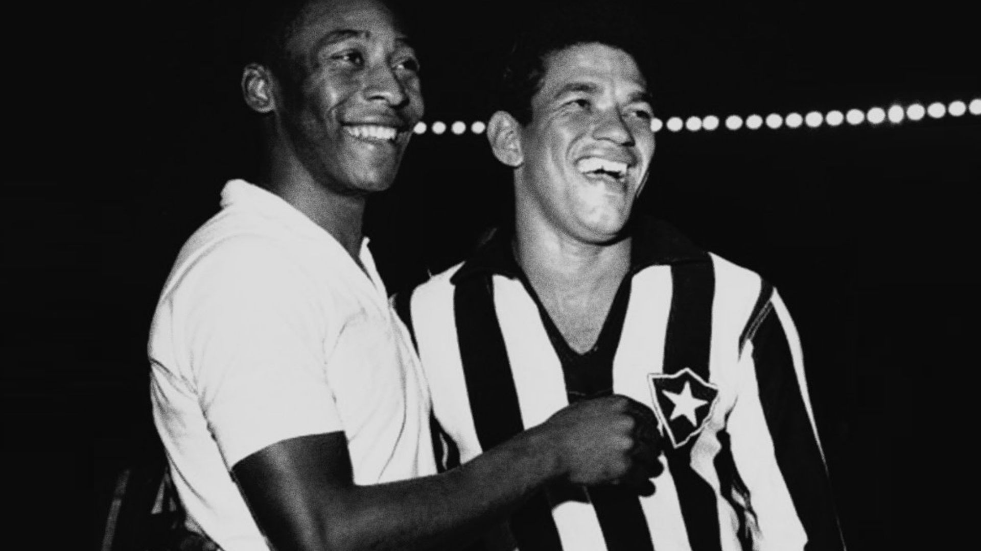 Pele Pelé Garrincha, Santos Botafogo 1961/1962
